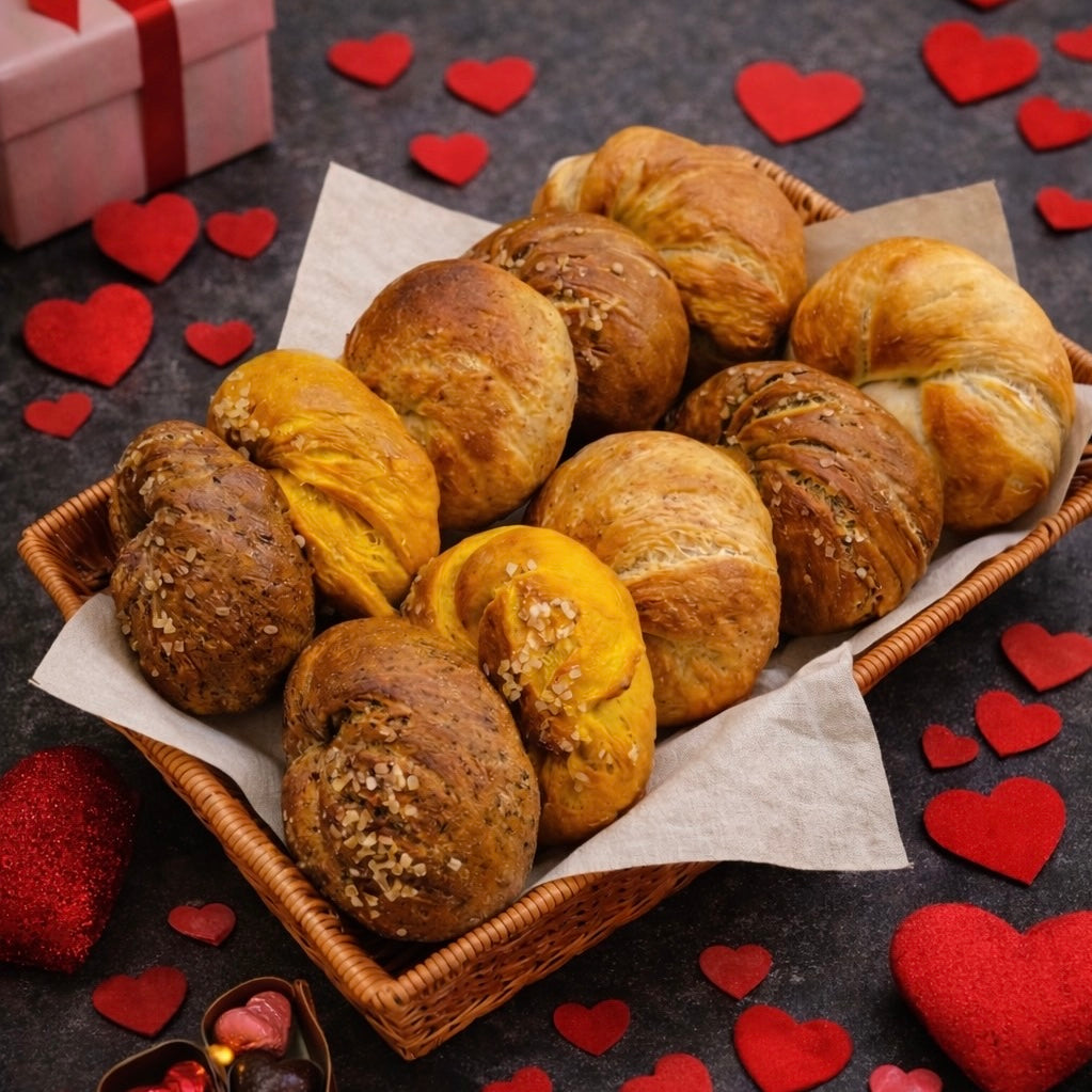 【2月限定】よくばり満足王道プレーンセット(10個入り)【天然酵母】